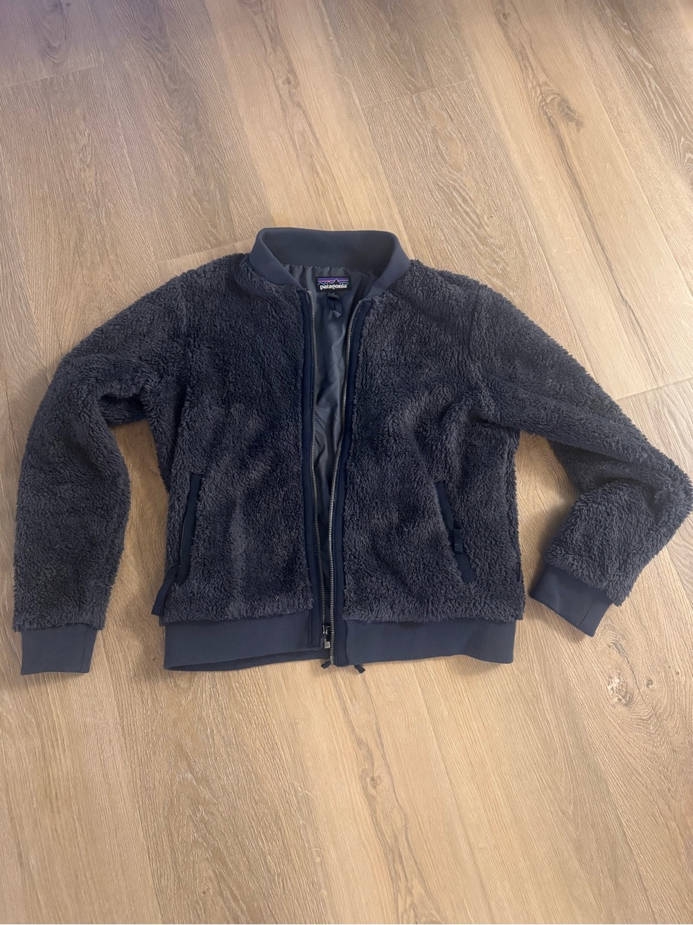 Patagonia Black Sherpa Bomber Jacket